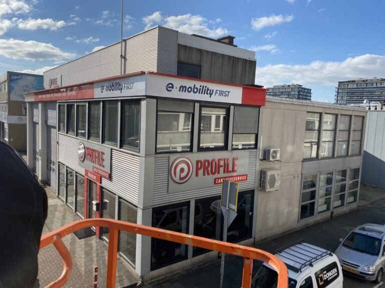 Reclame borden buitenreclame bord Profile - Reclame ABC Reclamebureau Den Haag