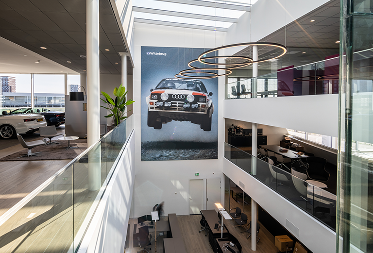 Groot formaat printen zoals posters, spandoeken en behang.